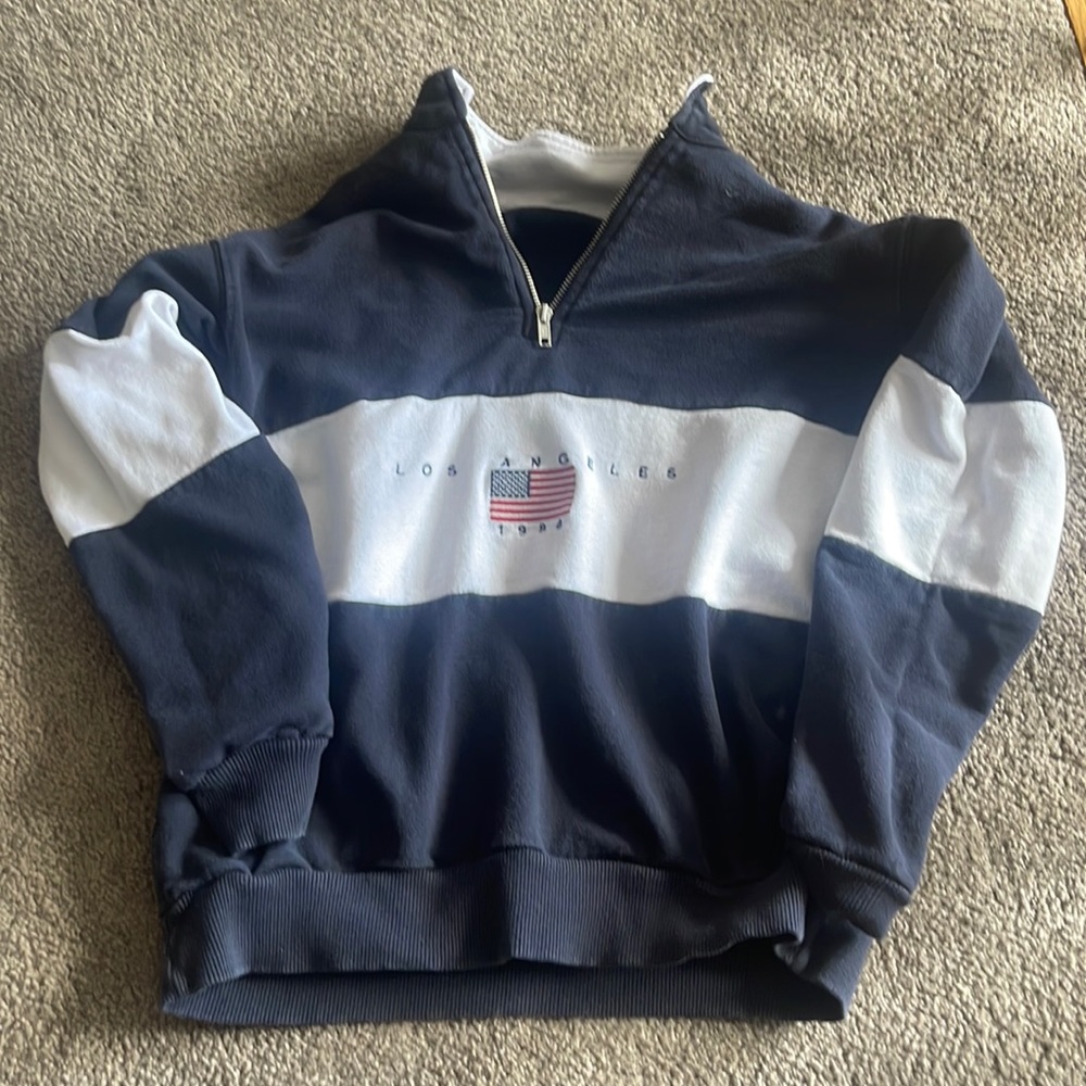 Los Angeles preppy zip up